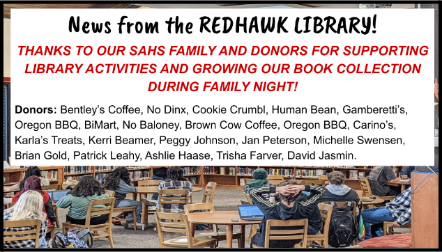 News from the REDHAWK LIBRARY!